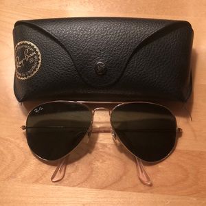 Authentic Rayban Aviator Classic Sunglasses